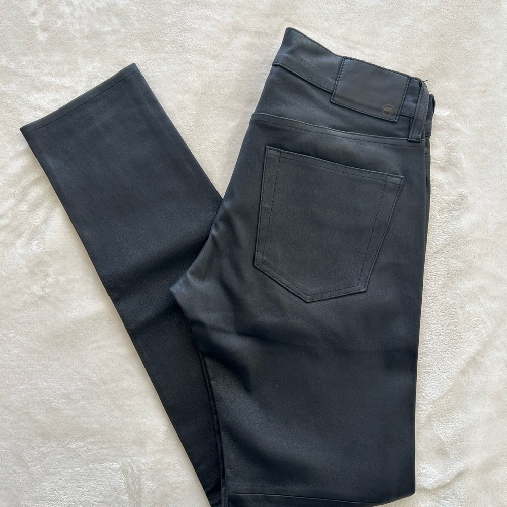 AG Jeans / Leather Jeans